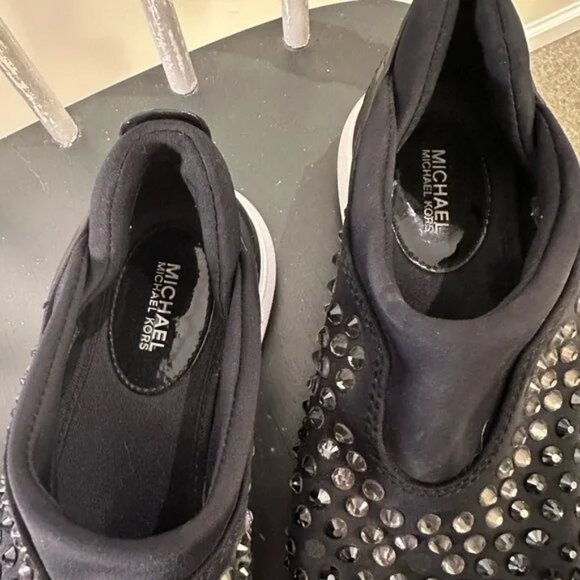 Michael Kors Sz 6 GUC Slip on Sneakers - Picture 8 of 10